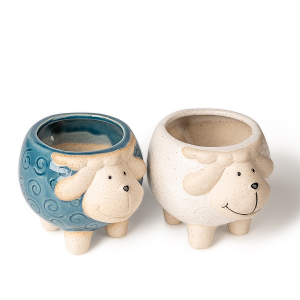 Tweekleurige kandelaar in de vorm van een schaap: wanneer sprookjesachtige charme en warm, romantisch licht samenkomen