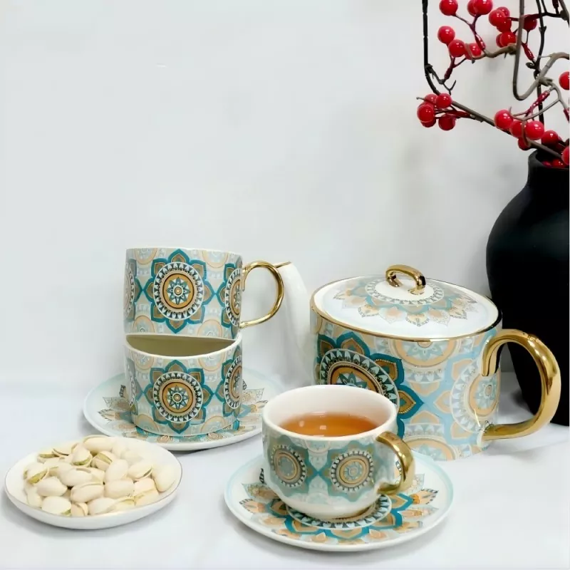 Koffiewaren in Boheemse stijl