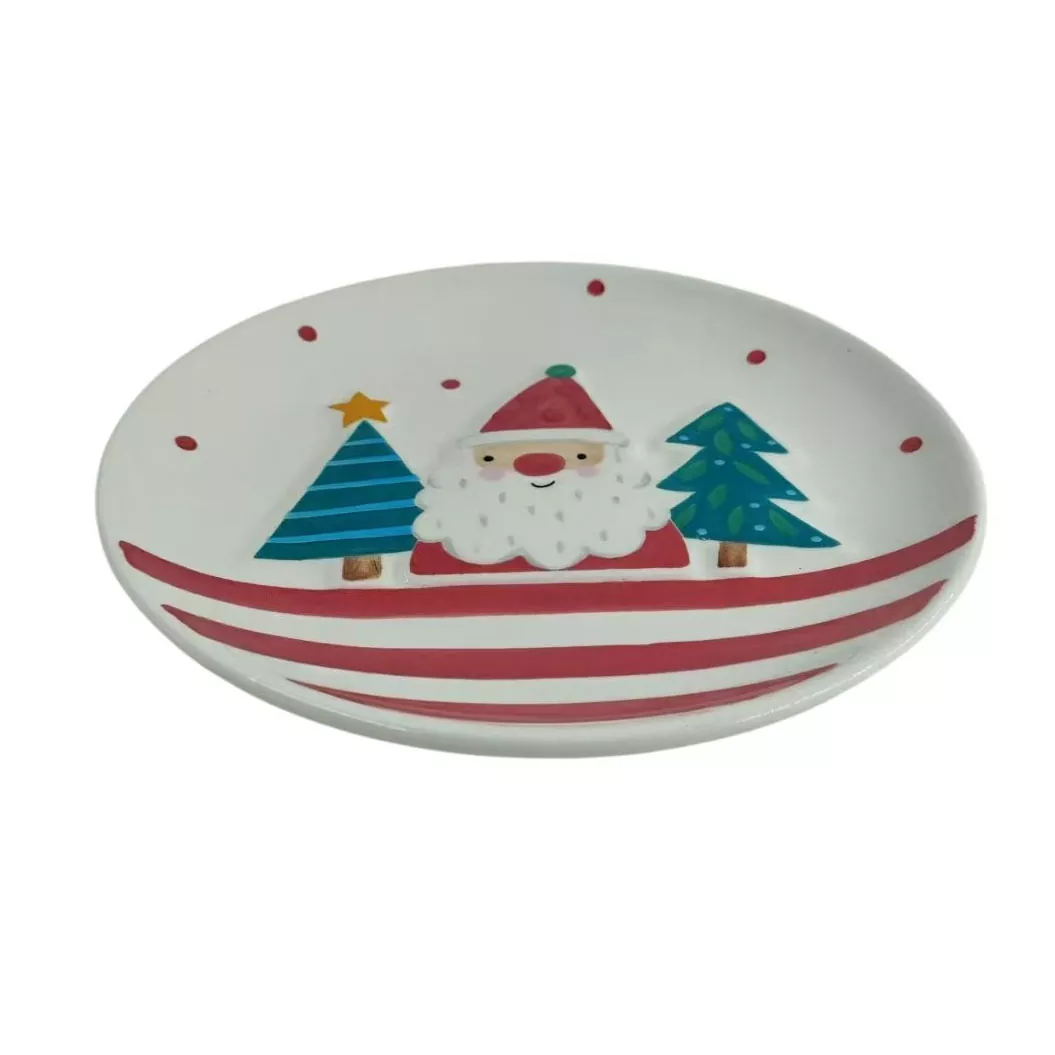 Kerst keramische schotel cadeau