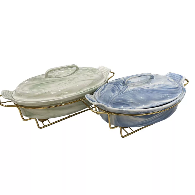 Elegante marmerende keramische plaat