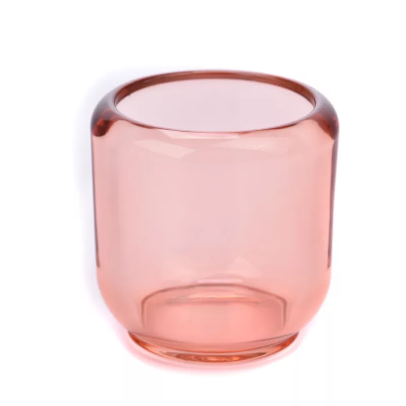 Colored Glass Candle Holder