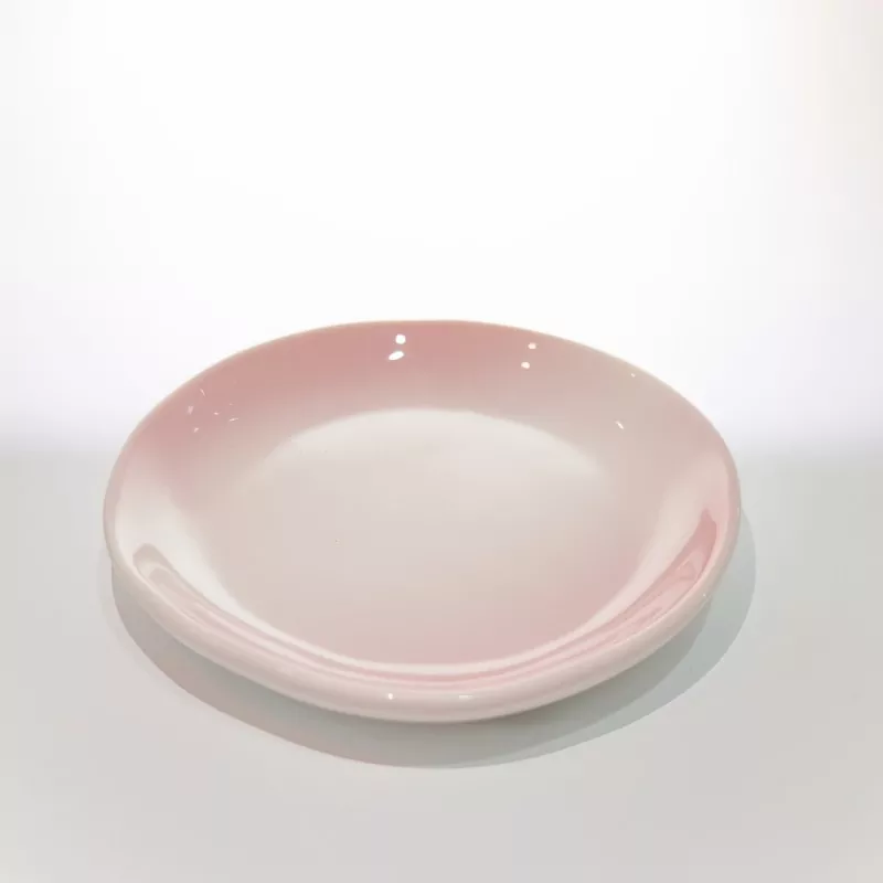 Minimalistische ronde Ombre keramische miniplaat Minimalistische ronde Ombre keramische miniplaat
