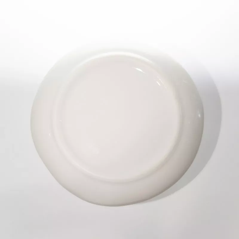Minimalistische ronde Ombre keramische miniplaat