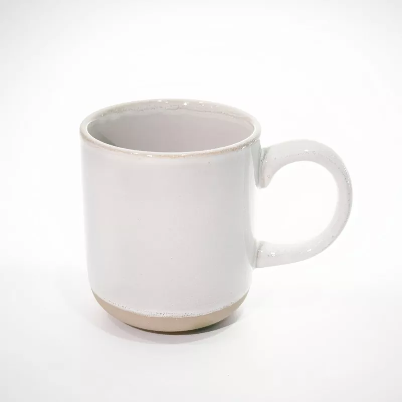 Eenvoudige moderne keramische witte reismok Eenvoudige moderne keramische witte reismok