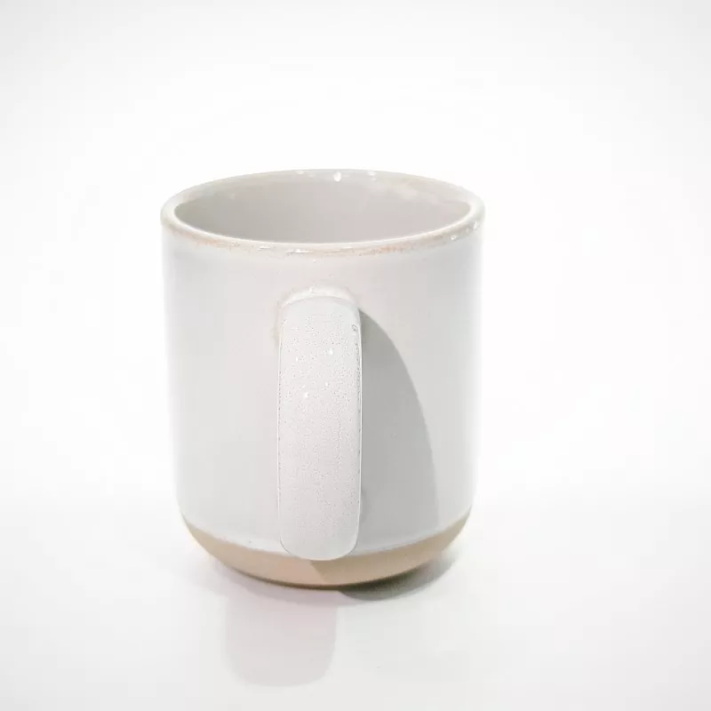 Eenvoudige moderne keramische witte reismok